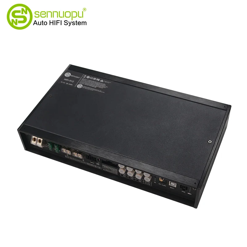 Bộ khuếch đại âm thanh xe 8 kênh với DSP 10 kênh