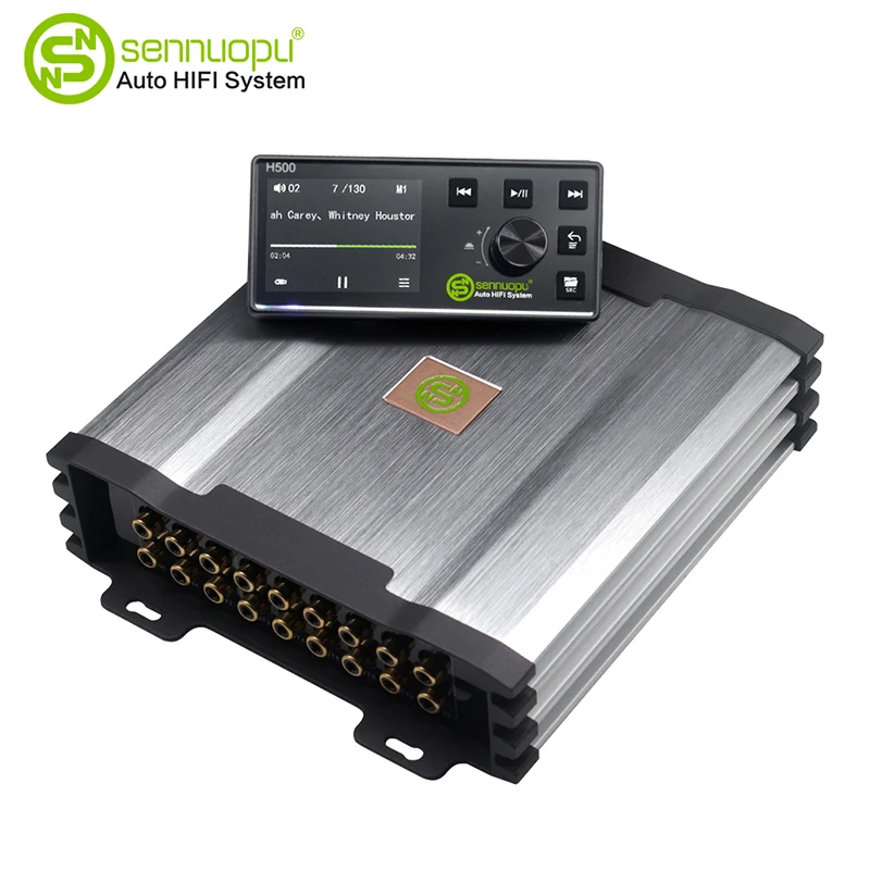 Bộ khuếch đại xe AMPI 8 kênh 12 Ch DSP Audio Trình xử lý âm thanh