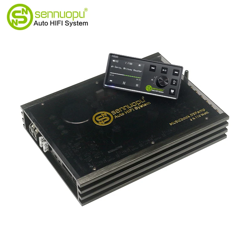 Bộ khuếch đại DSP xe hơi 6*110 W 31 Bộ cân bằng băng tần