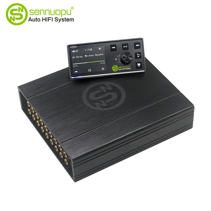 Bộ khuếch đại Audio xe 8*30W với DSP 12ch